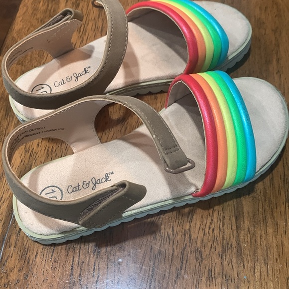 Cat & Jack Kids Rainbow Sandals - Picture 2 of 4
